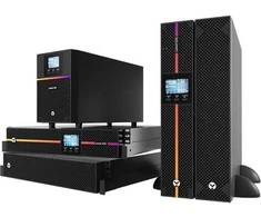 Vertiv gxe3-3000irt2uxl nepertraukiamo maitinimo šaltinis su 1 x c20, 8 x c13, 1 x c19, su bėgiais