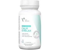 Vetexpert Gyvūnų Papildas - VET EXPERT Calm&amp;Relax 30 Kapsulių Streso Malšinimui