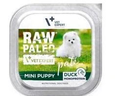 RAW PALEO Pâte Mini Puppy antiena – drėgnas ėdalas šunims – 150g