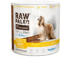 VetExpert Raw Paleo Vital Pro skin &amp;coat kalakutiena medium large 100g