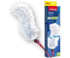 Vileda šiukšlių semtuvėlis su ilga rankena + 1 „Flex&amp;Catch“ papildymo antgalis