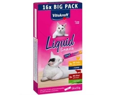Vitakraft cat liquid snack multipack 16x15g