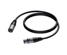 Procab XLR – XLR kabelis 1,5 m juodas (PRA901 / 1,5)