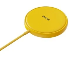 WEKOME WP-U166 atspalvių serija – „MagSafe“ 15 W indukcinis įkroviklis (geltonas)