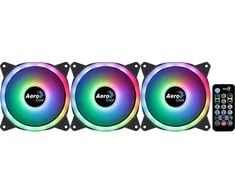 „Wentylator Aerocool PGS Duo 12 Pro ARGB“ (3x120) garsiakalbis