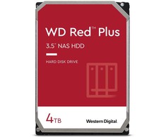 Sandisk Dysk hdd wd red plus wd40efpx (4 tb ; 3.5"; 256 mb; 5400 aps./min)