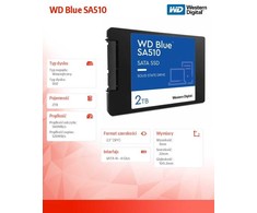 Sandisk Dysk ssd mėlynas sa510 2tb 2,5 cala