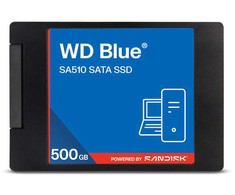 Western Digital WD Mėlyna SA510 SATA SSD in a 7 mm/2.5-inch enclosure 500 GB (WDS500G5B0A-00LMP0)