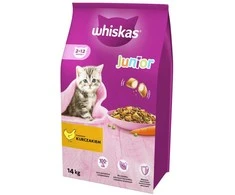 Whiskas junior su vištiena - sausas maistas katei - 14 kg