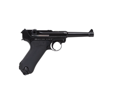 Oro pistoletas RANGER P08 Parabellum KWC kal. 4,5 mm BBs BLOW BACK 21 šūvio FULL METAL CO2 (AAKCMB410AZB)