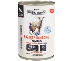 Wiejska Zagroda Konservai šuniui Fazanas su ėriena (suaugusiam) 380g
