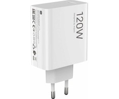 Įkroviklis jungiama į tinklą xiaomi 120w hypercharge combo (type-a) eu wall charger, usb type-a port, usb type-c cable included (1 m), baltas
