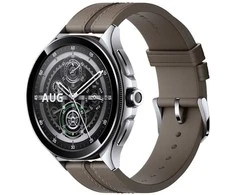 Išmanusis laikrodis Xiaomi Watch 2 Pro BT, Sidabrinės spalvos nerūdijančio plieno korpusas su rudos spalvos odiniu dirželiu