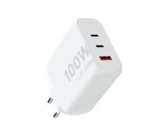 Xtorm - 100W GaN2 Ultra Home Charger 2xUSB-C/USB-A Baltas