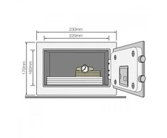 Yale Home YSV Mini Basic seifas rožinis