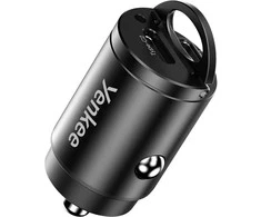 Yenkee Automobilinis įkroviklis automobiliams 01, maitinimo šaltinis 30 W, 2 x USB-C