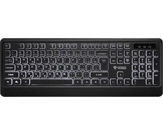 Yenkee Tyli USB klaviatūra su foniniu apšvietimu ir žemo profilio klavišais