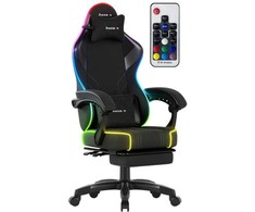 Žaidimų kėdė Huzaro Force 3.7 RGB, juodos spalvos