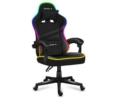 Žaidimų kėdė huzaro force 4.4 rgb juodas