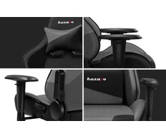 Žaidimų kėdė huzaro force 6.2 pilkas mesh