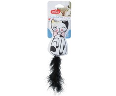 ZOLUX žaislas katėms „Chatouille“ su plunksnomis ir katžolėmis – 13 cm