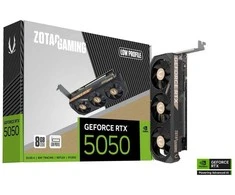 Vaizdo plokštė ZOTAC GAMING GeForce RTX 5050 žemo profilio, 8192 MB GDDR6