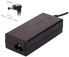Maitinimo šaltinis sieciowy akyga ak-nd-17 do notebooka compaq, fujitsu, hp, toshiba (20 v; 3,25 a; 65w; 5.5 mm x 2.5 mm)