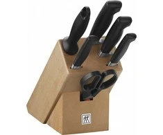 Zwilling 4 peilių rinkinys keturių žvaigždučių bloke