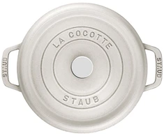 Apvalus ketus puodas Zwilling STAUB 1,7 L, 18 cm, kreminės spalvos