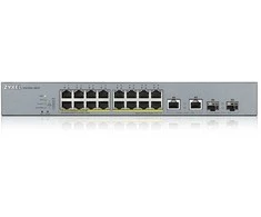 Šakotuvas Zyxel GS1350-18HP CCTV POE LR 250W valdomas jungiklis