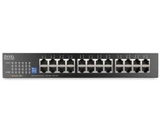 Šakotuvas ZyXEL Zyxel GS1100-24ES 24 prievadų gigabito komutatorius su DIP selektoriumi, v3