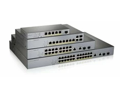 Šakotuvas Zyxel GS1350-26HP CCTV POE LR 375W valdomas jungiklis