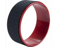 Pure2Improve Yoga Wheel 30 cm Juodas ir raudonas