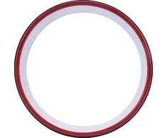 Pure2Improve Yoga Wheel 30 cm Juodas ir raudonas