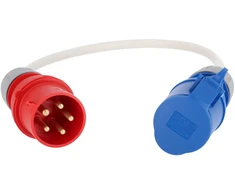 3 fazių adapteris su 1 Fazės kištuku