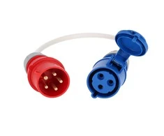 3 fazių adapteris su 1 Fazės kištuku