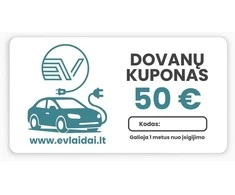 Dovanų kuponas 50 Eur