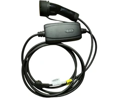 Įkrovimo laidas 220V - type 2 ( 13A, 1 fazė 3 kw)