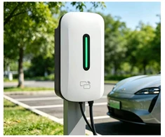 Įkrovimo stotelė 11 kW su programėle ir type 2 laidu 5m ilgio