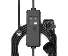 Naudotas originalus įkrovimo laidas 220V - type 2 (12A, 1 fazė 3 kW) - 5 m ilgio (Kopija)