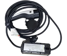 Naudotas originalus įkrovimo laidas 220V - type 2 (12A, 1 fazė 3 kW) - 5 m ilgio (Kopija)