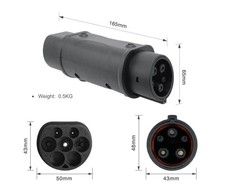 Type 1 - Type 2 adapteris be laido, 32A