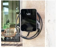 V2C Trydan krovimo stotelė 11 kW su ekranu, 3 fazių, Type 2 5m ilgio laidas, dinaminis balansavimas