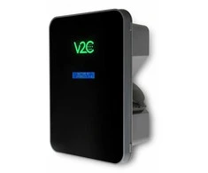 V2C Trydan krovimo stotelė 22kW su ekranu, 3 fazių, Type 2 kištukas, dinaminis balansavimas