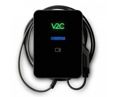 V2C Trydan PRO versijakrovimo stotelė 22kW su ekranu, 3 fazių, Type 2 kabelis (5m), dinaminis balansavimas
