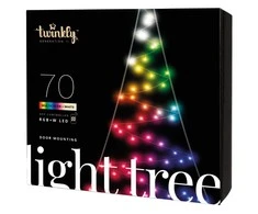 Twinkly|Light Tree 2D Smart LED 70, 2m|RGBW – 16M+ spalvų + Šiltas baltas