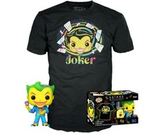Funko POP! Figūrėlė + T-shirt Joker (Blacklight)