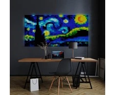 „Twinkly Squares“ išmaniųjų LED panelių išplėtimo paketas (3 panelės) RGB – 16 mln. spalvų
