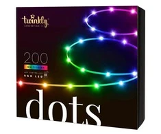 Lubinis šviestuvas „Twinkly | Dots“ išmaniosios LED lemputės 200 RGB (daugiaspalvės), 10 m, skaidrios | RGB – daugiau nei 16 mln. spalvų