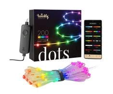 Lubinis šviestuvas „Twinkly | Dots“ išmaniosios LED lemputės 200 RGB (daugiaspalvės), 10 m, skaidrios | RGB – daugiau nei 16 mln. spalvų